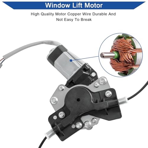 741-535 Power Window Regulator with Motor Front Right Passenger Side