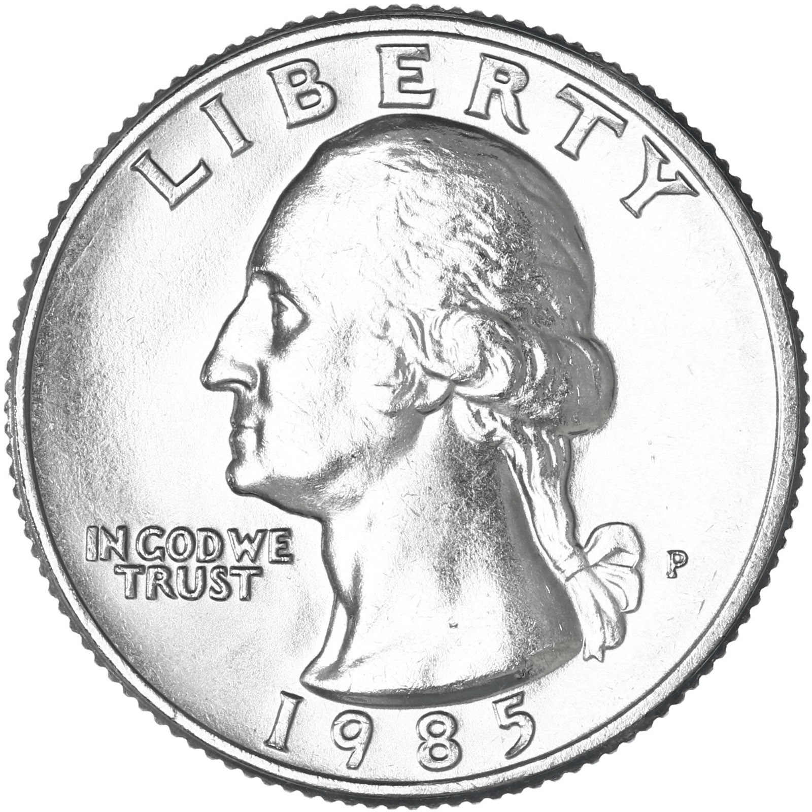 1985 P Washington Quarter Gem BU US Coin