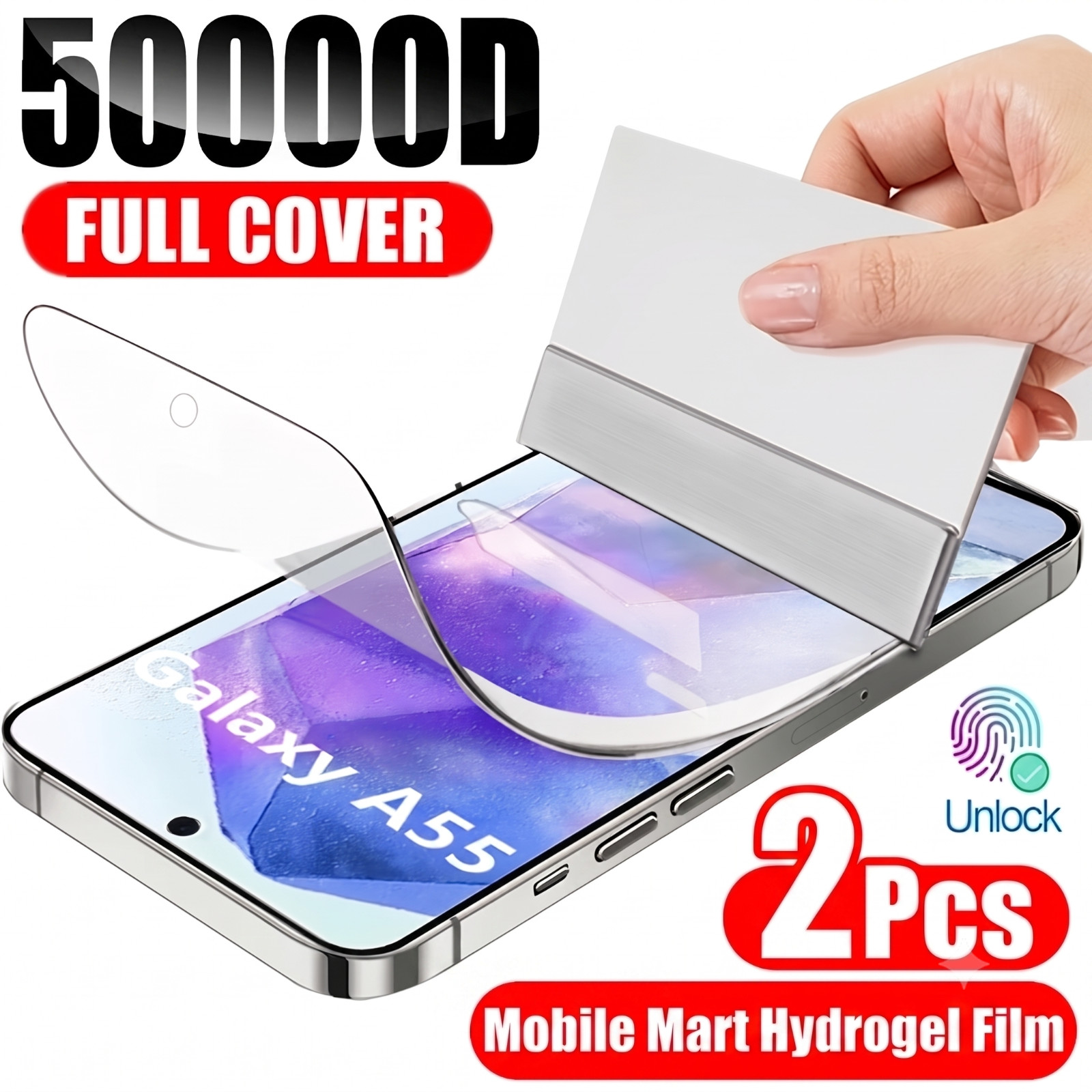 2x Hydrogel Screen Protector for Samsung Galaxy A Series A15 A17 A37 A57 A54