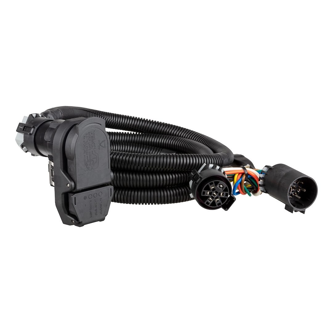 Curt 56003 Trailer Wiring T Connector w/ 4-Way Flat Trailer Connector  Silverado