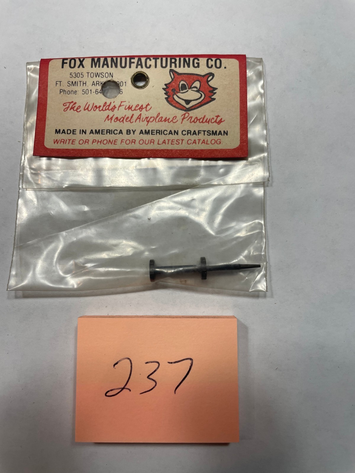 VINTAGE FOX HIGH SPEED NEEDLE NO. 21616