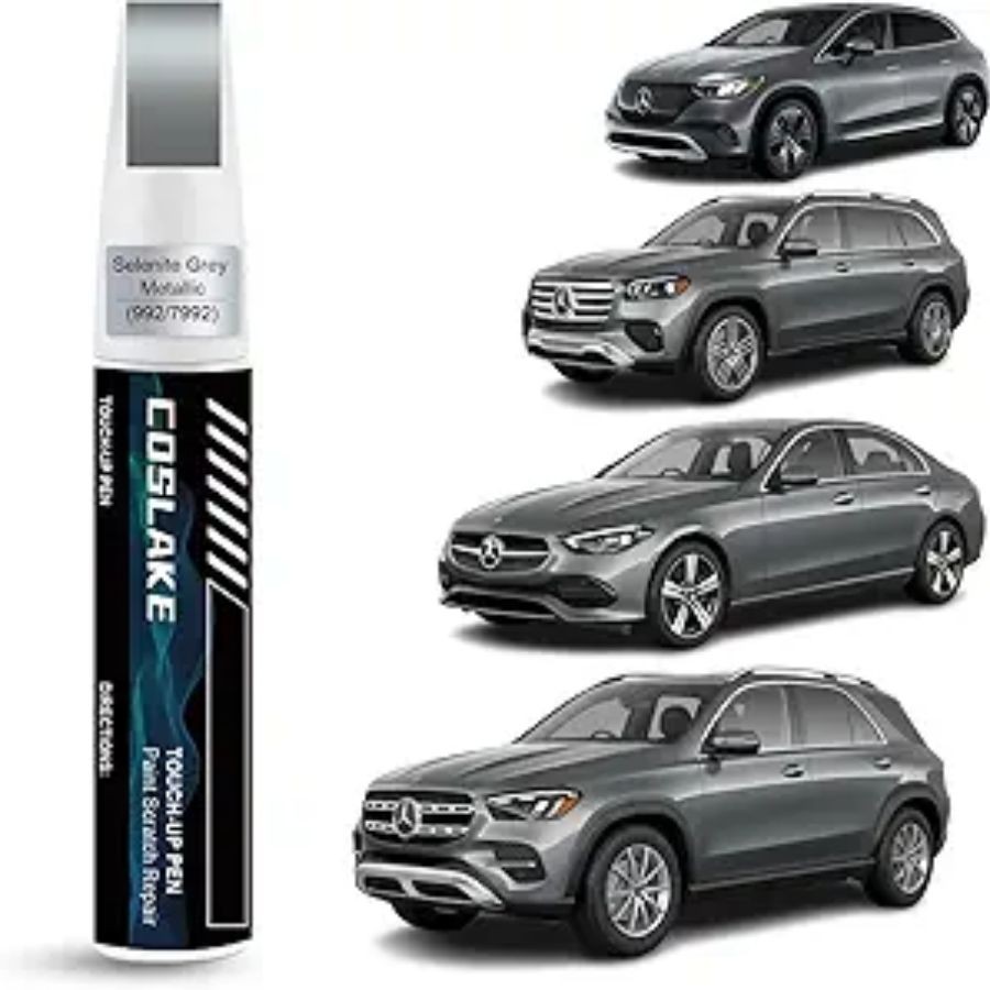 Car Touch Up Paint (Selenite Grey Metallic (992/7992)), Car Paint Scratch Repair