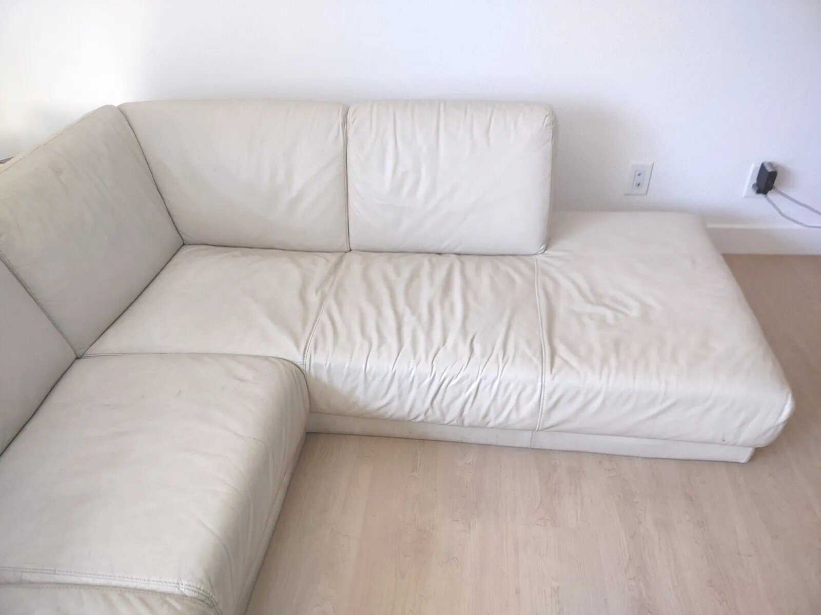 Preowned or Used Leather Sofa - Genuine Leather