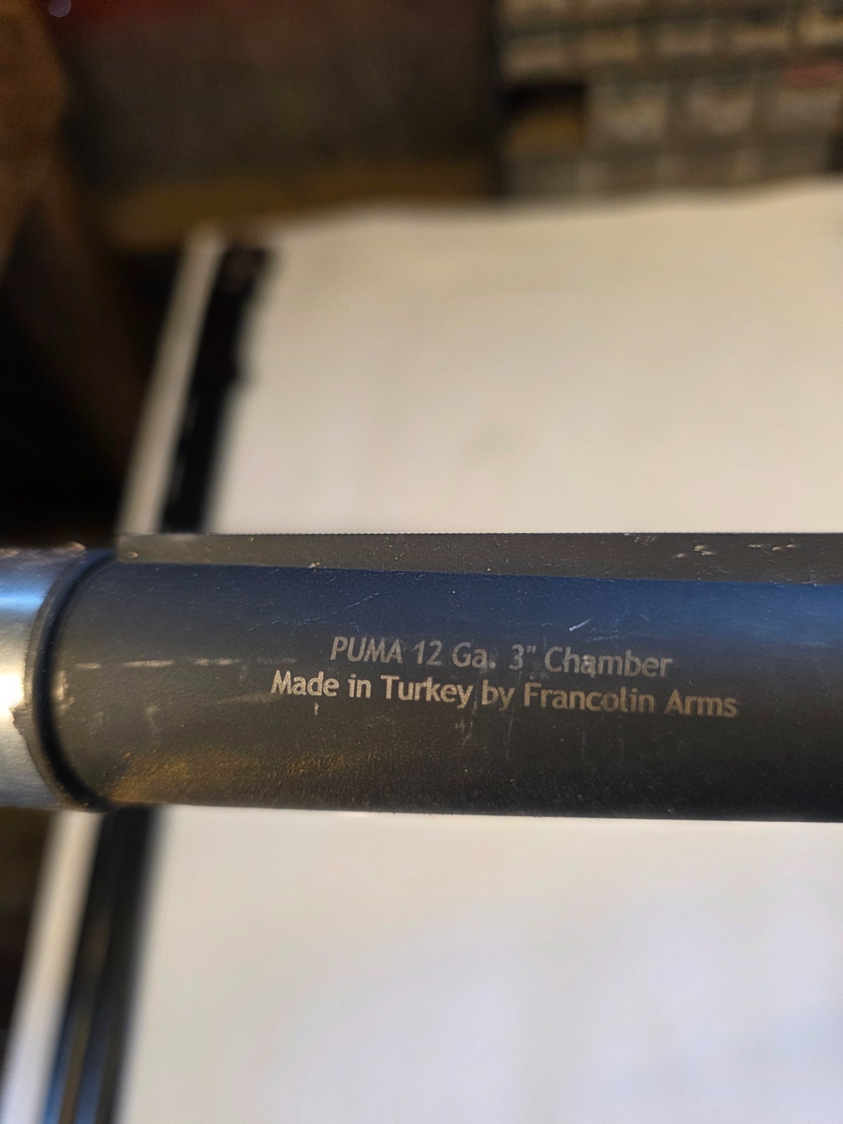 Puma 12 ga 3" chamber 28" barrel