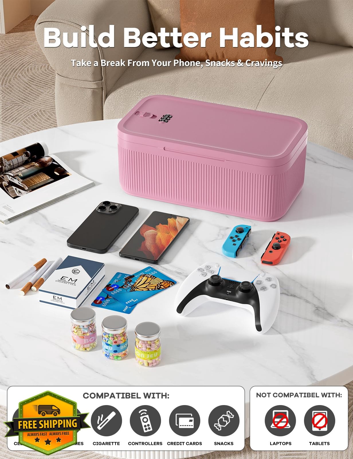 biliitim Lock Box Pink
