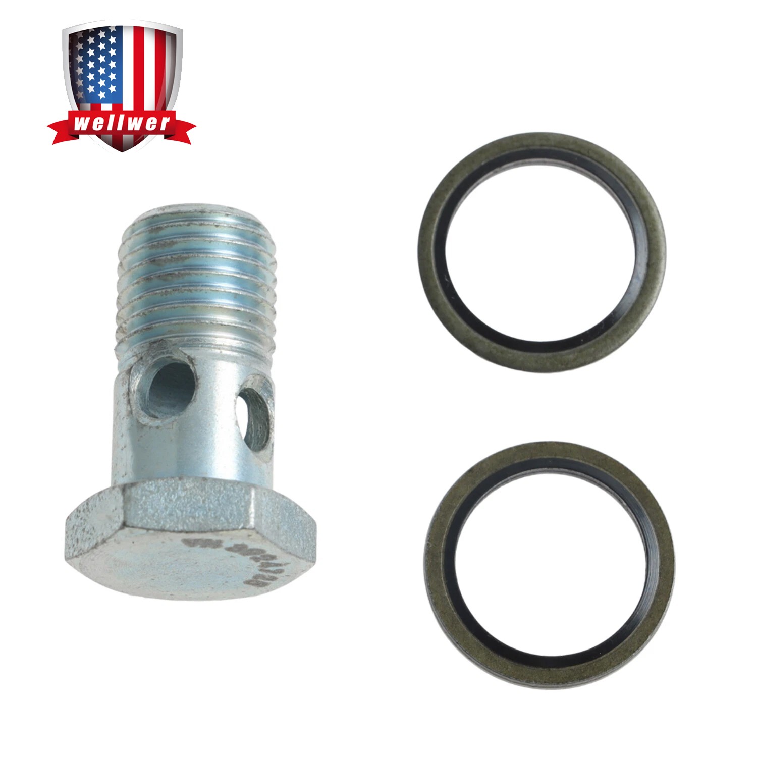 VGT Turbo Coolant line banjo Screw & Seals Fits for Dodge Cummins 6.7L 2008-2020