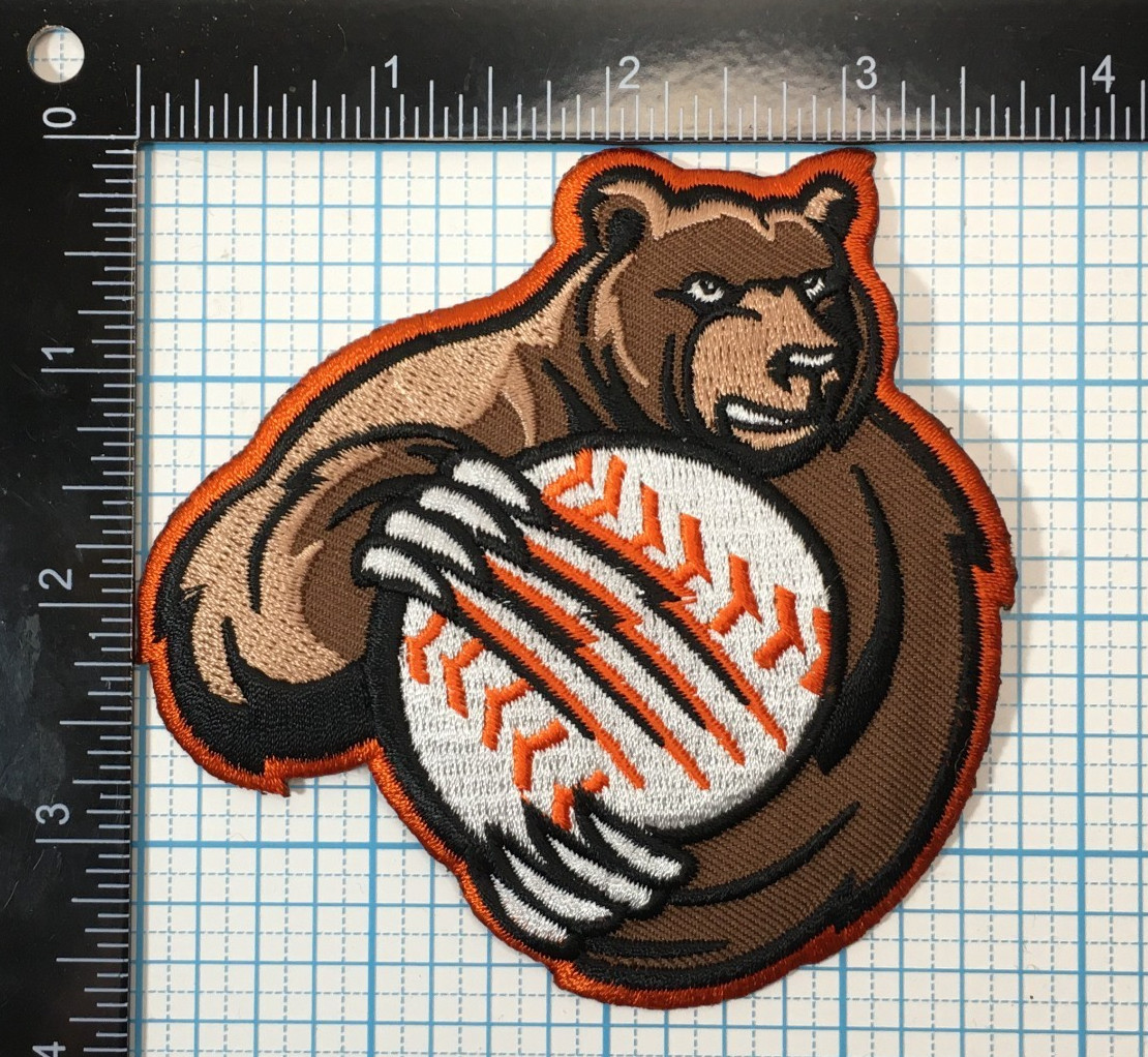 2008-18 FRESNO GRIZZLIES PCL MINOR LEAGUE BASEBALL VINTAGE 3.75" ALT TEAM PATCH