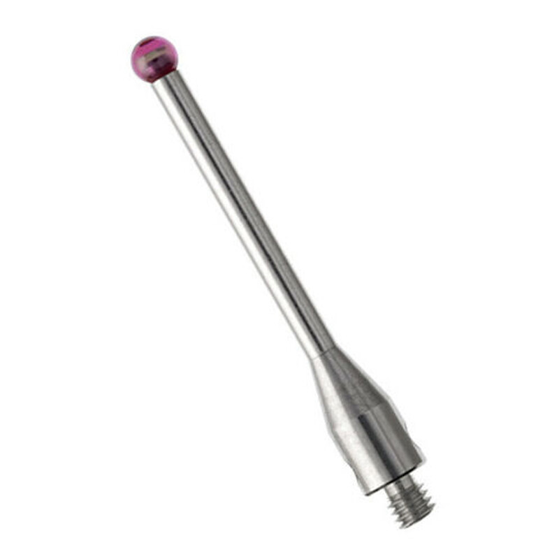A-5000-3603 CMM Probe Stylus Ø2mm Ruby Ball M2 Thread Stainless Steel Stem L20mm
