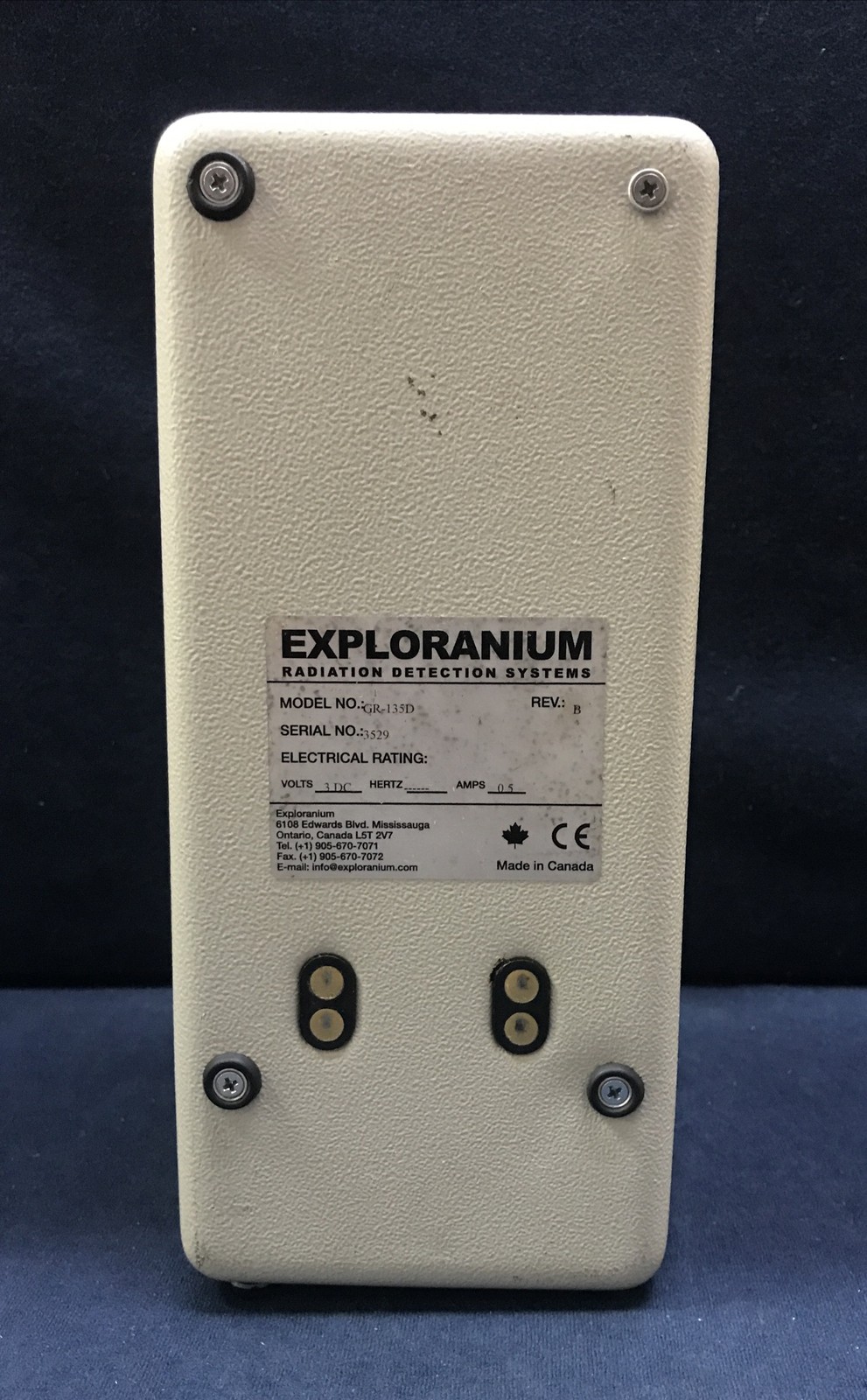 Mini Spec GR-135 The Identifier Exploranium with/Case