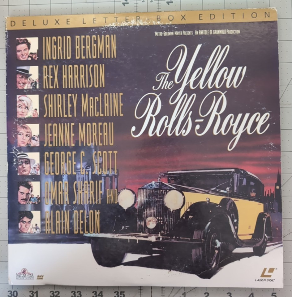 The Yellow Rolls Royce 2LD Widescreen Edition Bergman Harrison MacLaine Moreau