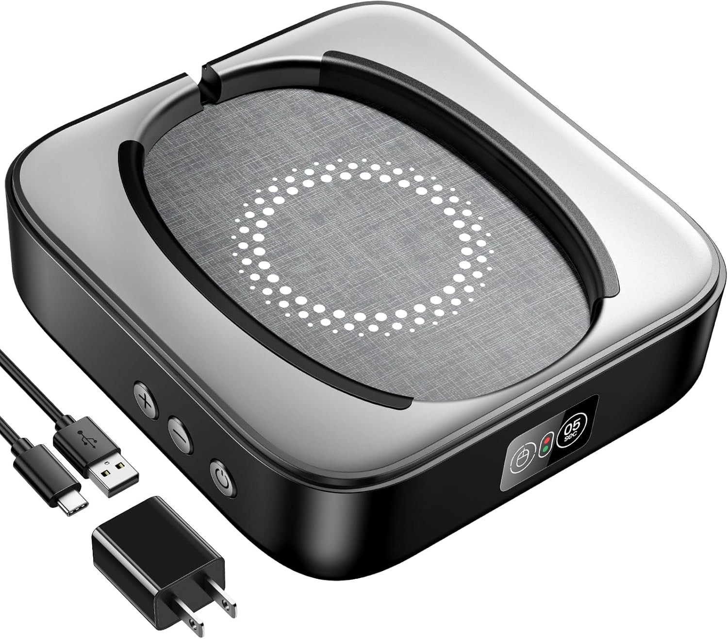 Mouse Jiggler w/ Adapter,Silent Undetectable Mouse Mover Device,Automatic Wiggle