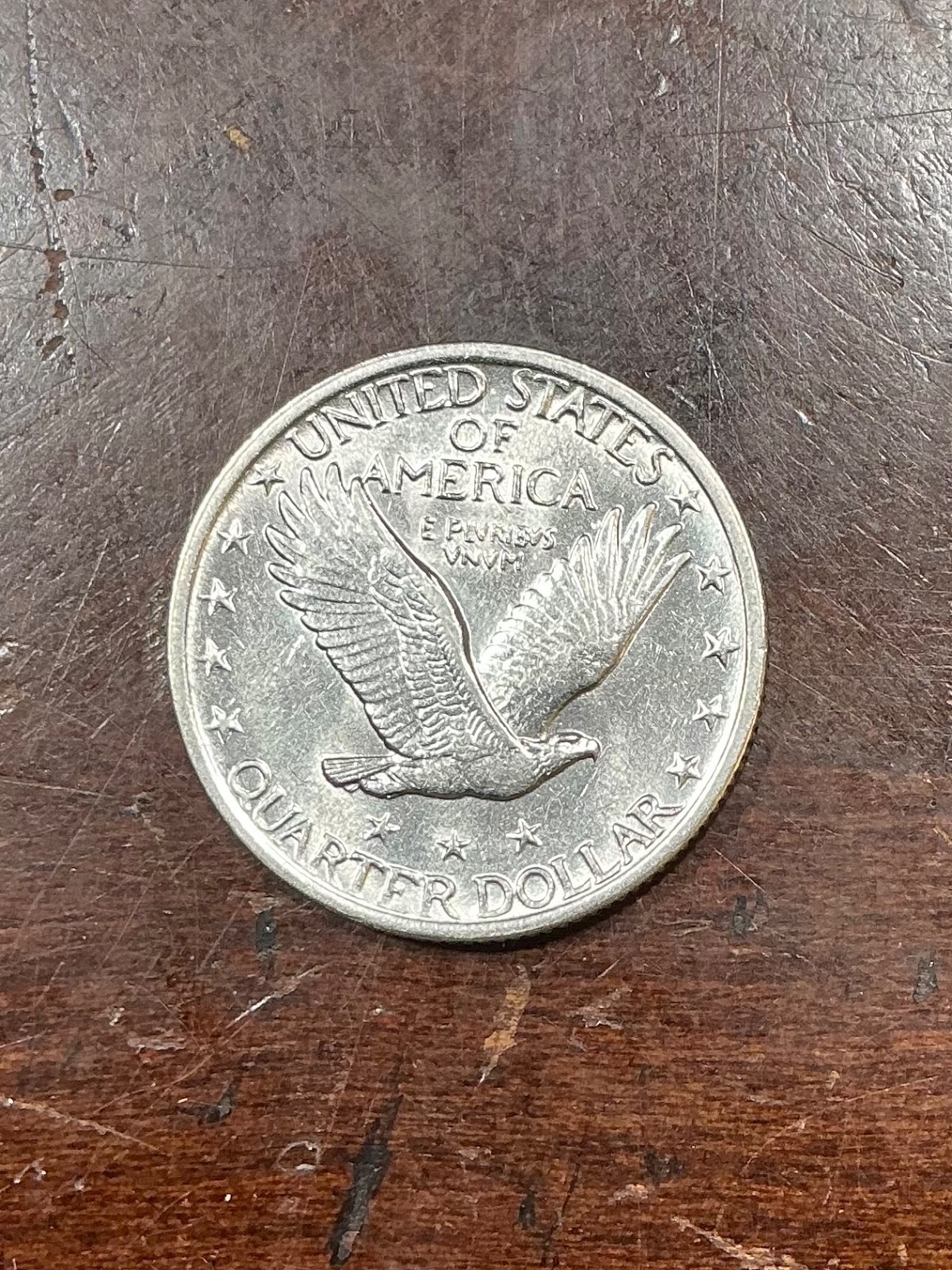 1921 STANDING LIBERTY QUARTER KEY DATE AU++