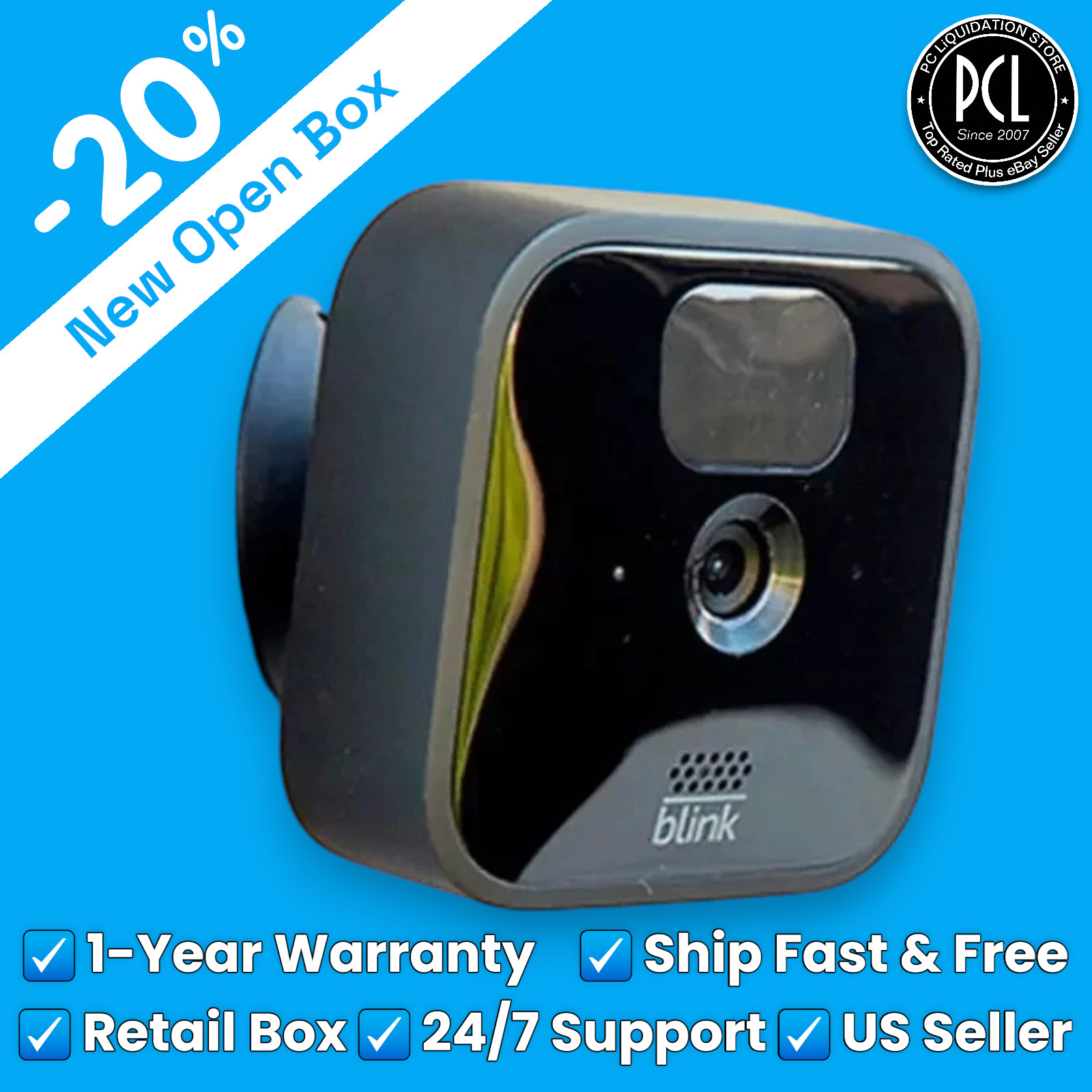 ✅ Blink Outdoor (3rd Gen) Security Add-On Camera BCM00400U OPEN BOX ✅