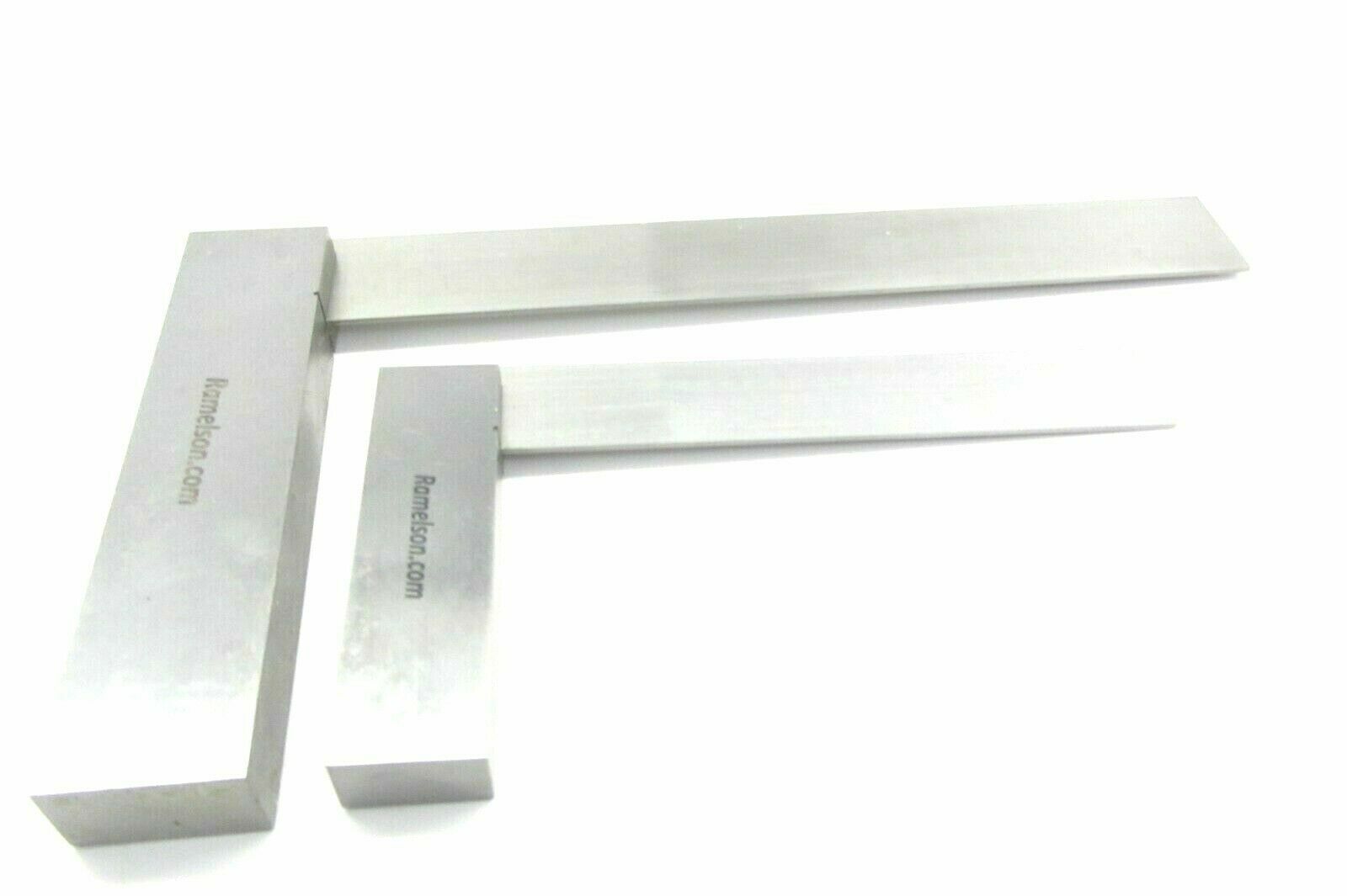 2 Ramelson 6 & 9 inch Professional Engineer Squares Measuring & Marking