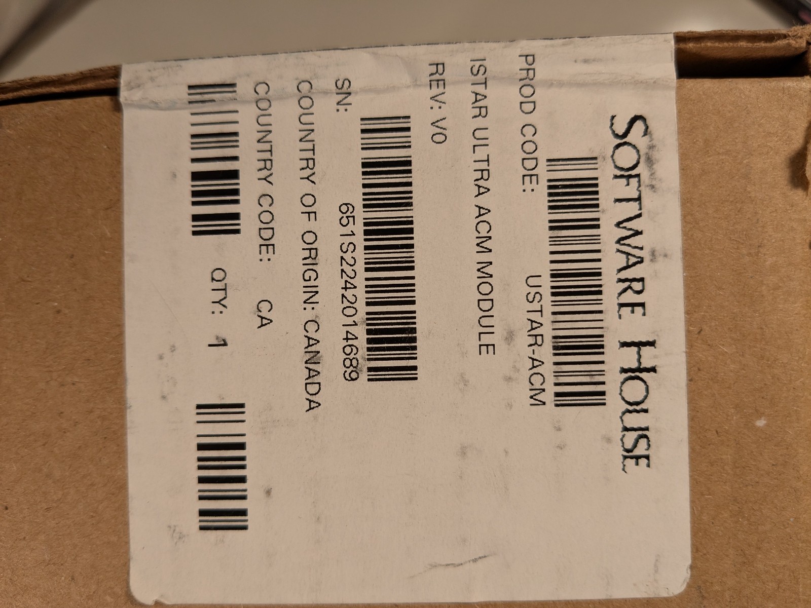 Software House Istar Ultra ACM Module USTAR-ACM New Reader Access Control