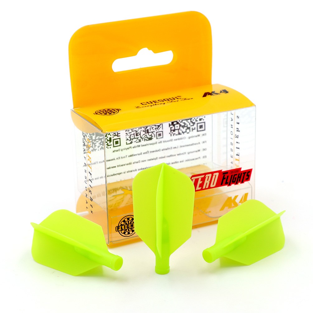 CUESOUL TERO AK4 Dart Flights Slim Shape,Set of 3 pcs-Green