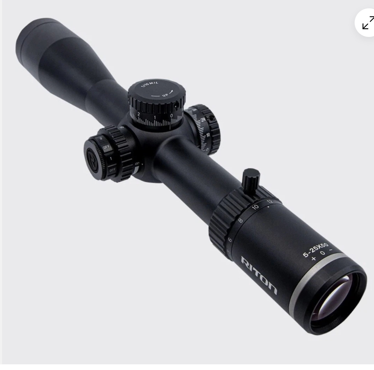 Riton Optics Scope X5 Conquer 5-25x50 34mm MRAD (5C525LFI)