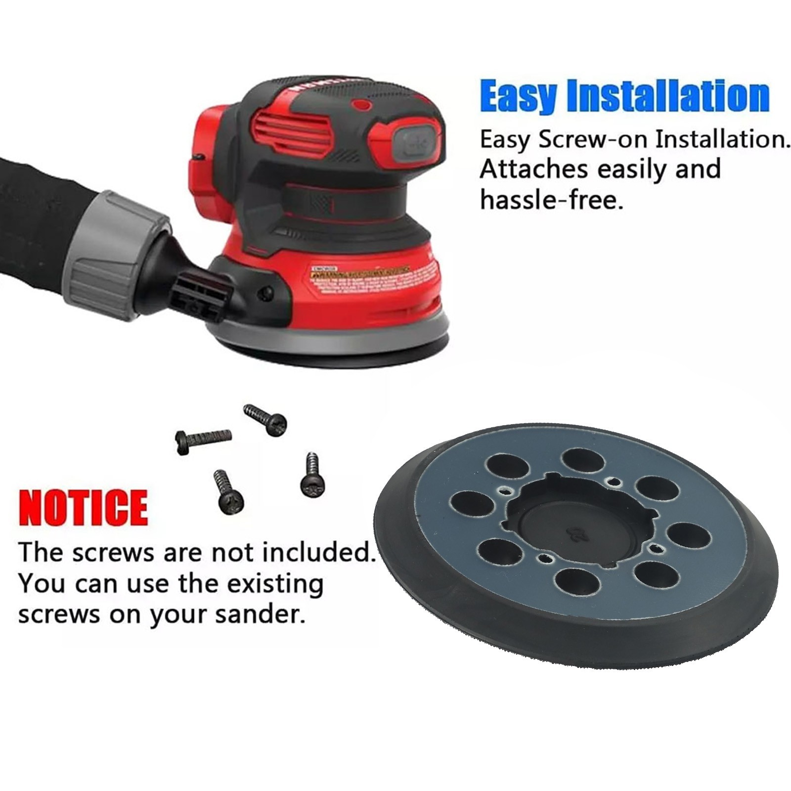 Long Lifetime Replacement Sander Pad for CRAFTSMAN CMCW220B & CMEW231 Sander