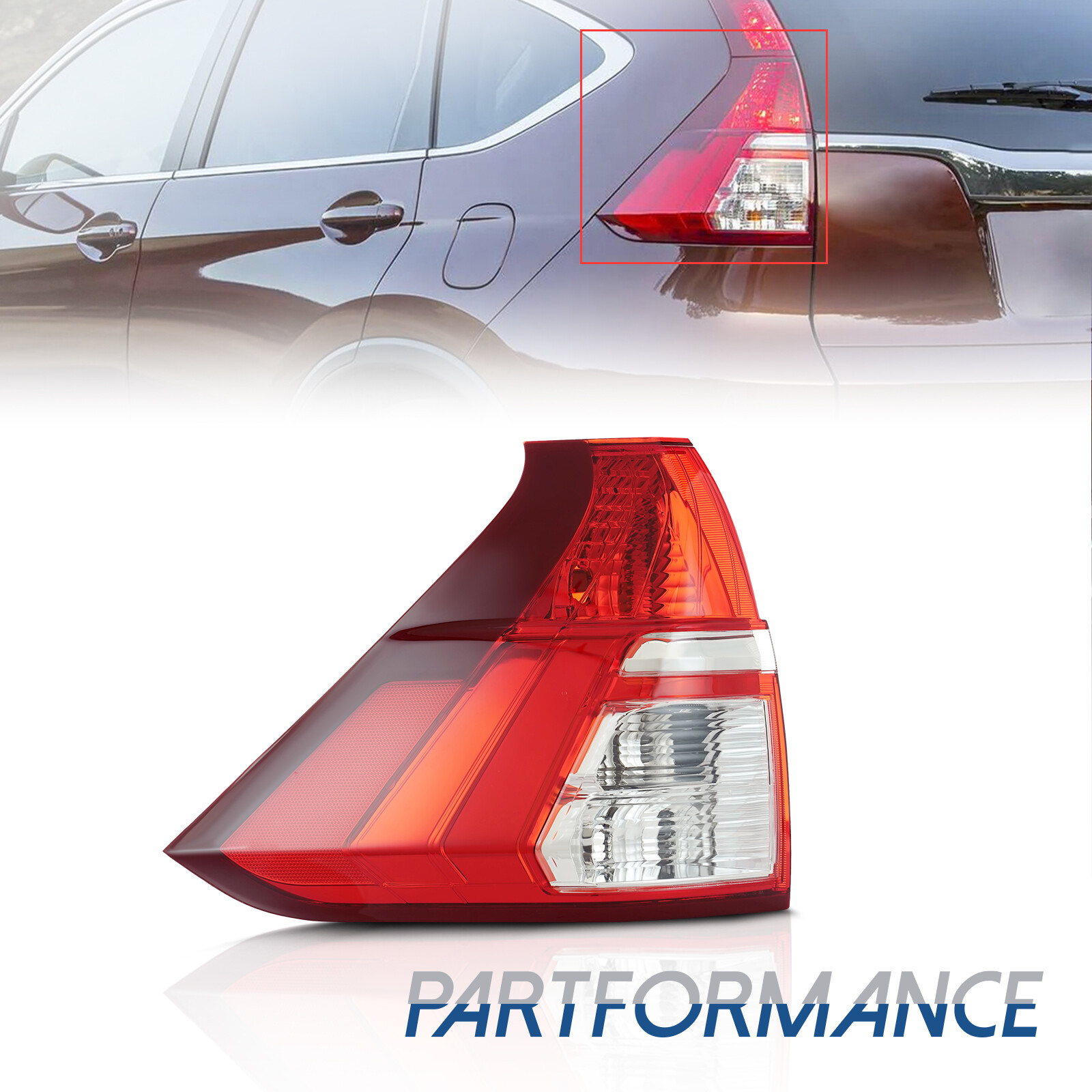 Driver Left Side Fit 2015-2016 Honda CRV CR-V 4-Door Rear Tail Light Brake Lamp