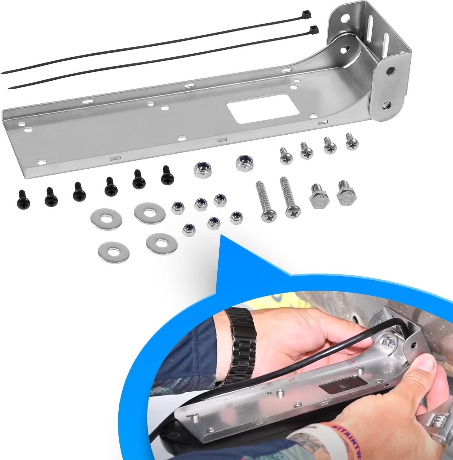 000-10874-001 Mounting Bracket Set fit for LSS-2 HD Skimmer Transducer