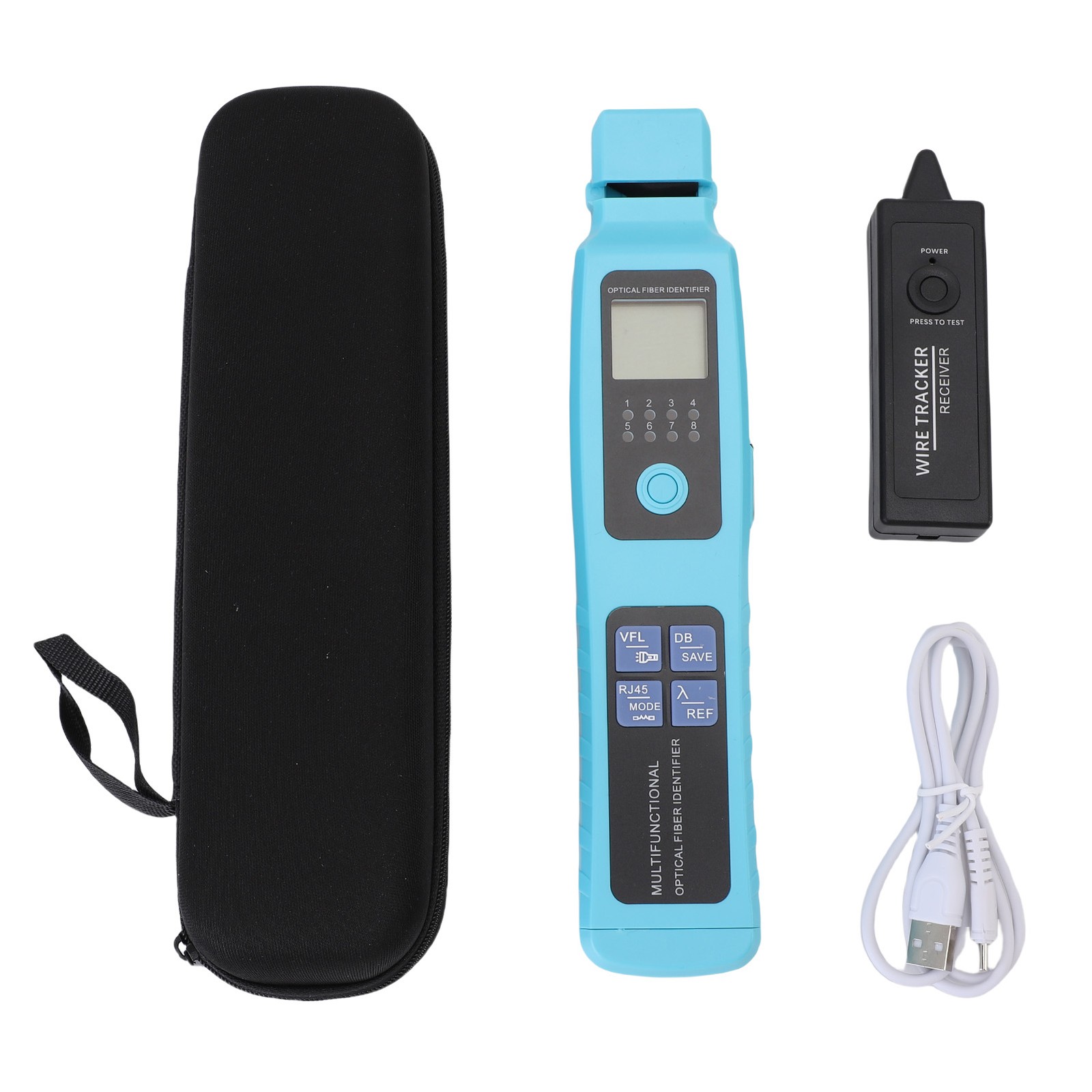 Optical Fiber Identifier FTTH Tool Cable Finder 10KM VFL Optical Power Meter