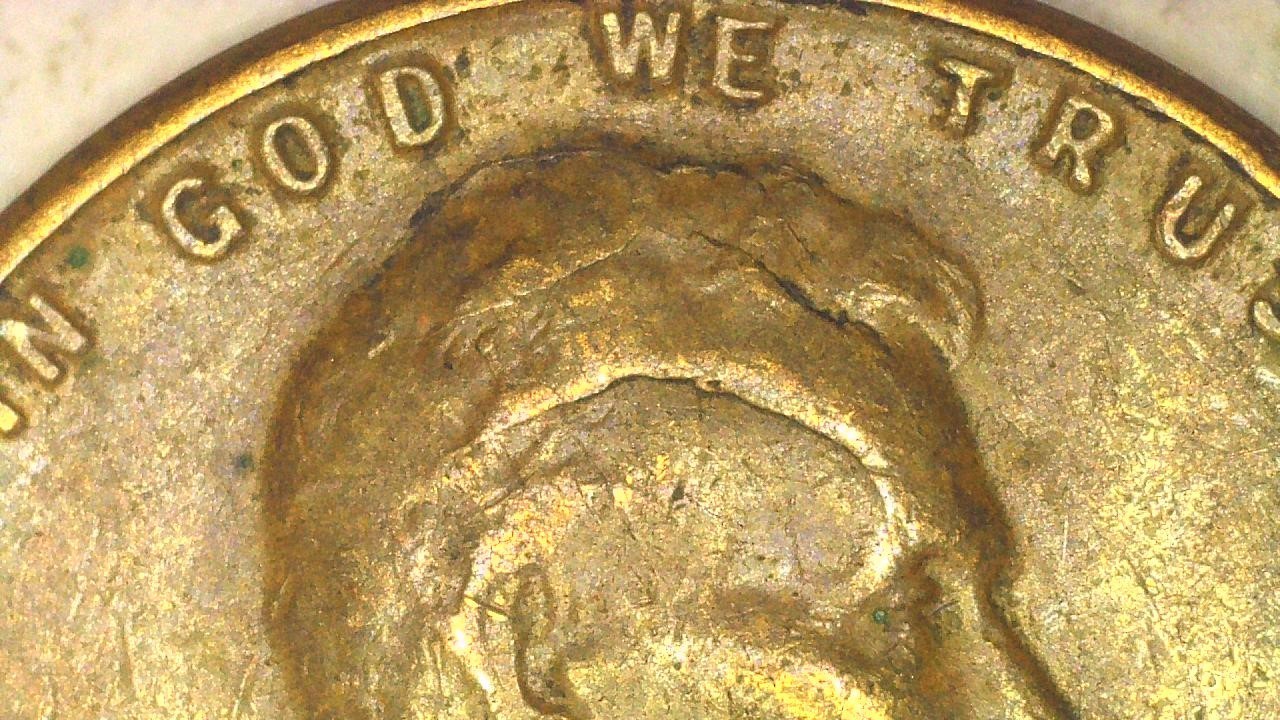(4) 1955 Lincoln Wheat Cents with Die Crack Errors (H241)