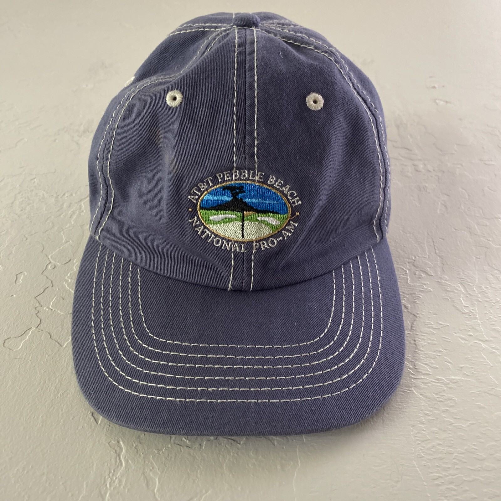 Golf Cap/  Hat / Pebble Beach National Pro Am Adjustable Gray American Dry Goods