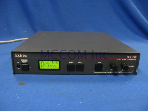 EXTRON VSC-700 DIGITAL SCAN CONVERTER HIGH RESOLUTION 1900X1200 WITH GENLOCK WRK
