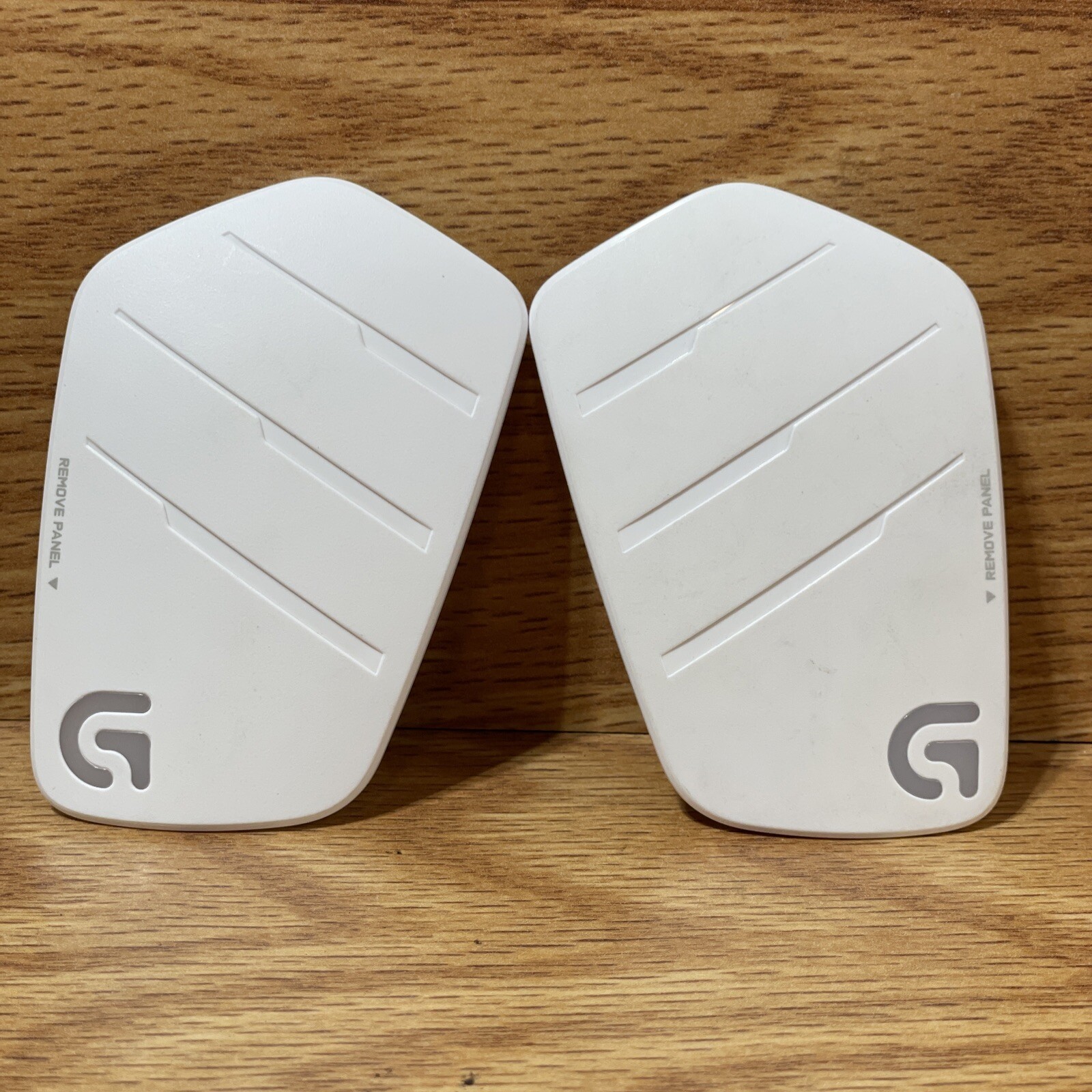 Original Logitech G633 G933 Headphone Accessories Side Cover Left Right White