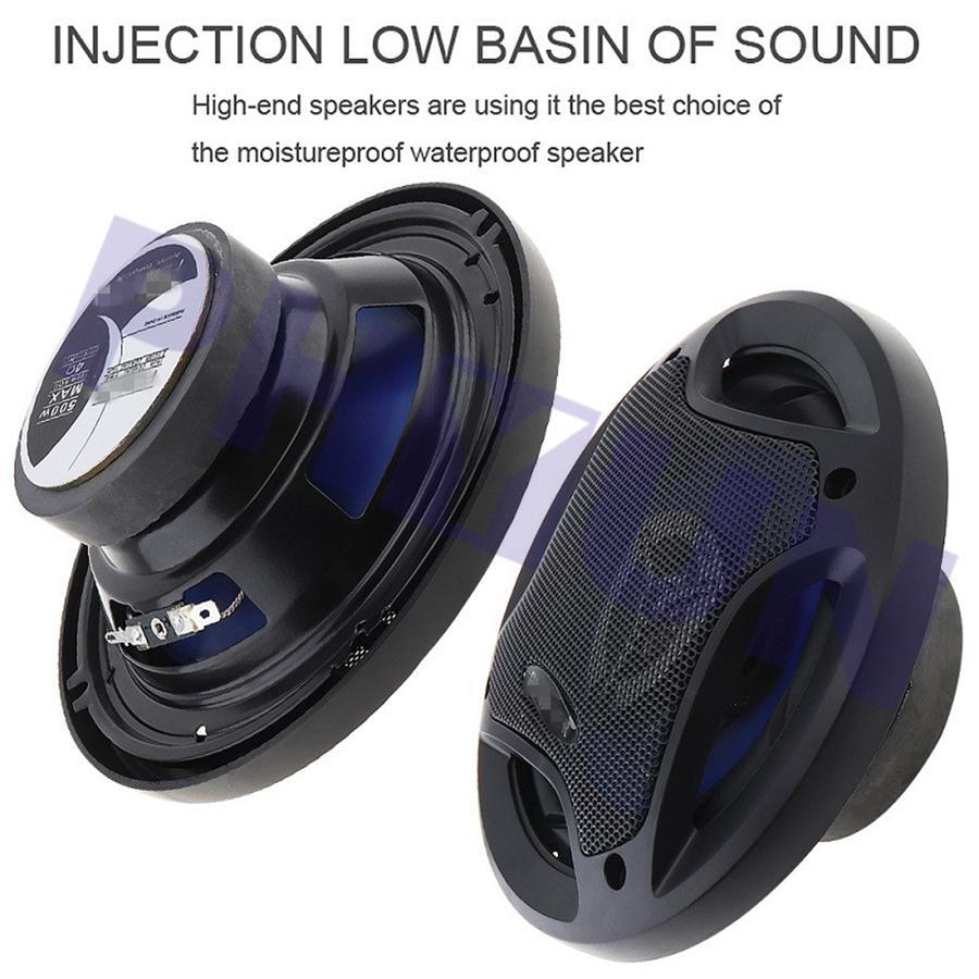 2Pcs 6.5 Inch 500W Car HiFi Coaxial Speaker Car Door Audio Music Stereo Speakers