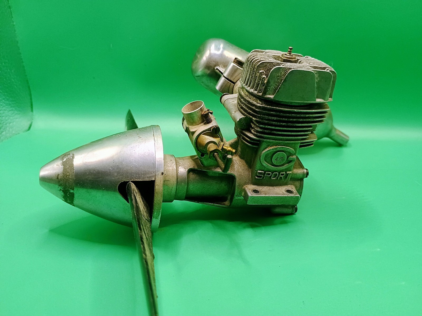 Super Tigre 40 2-Stroke RC Airplane Engine Made in Italy With Muffler