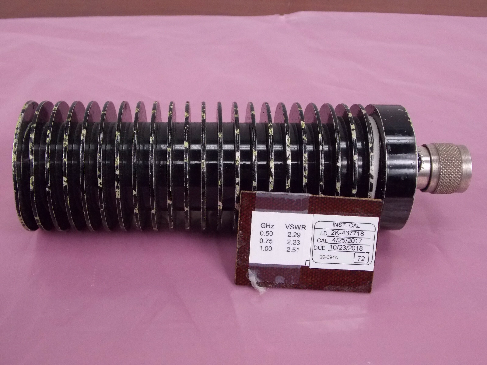 COAXIAL TERMINAL TERMINATION & DUMMY LOAD W/ CAL STICKER