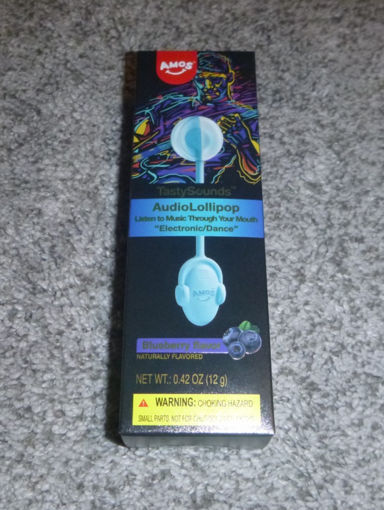 TastySounds Audio Lollipop Sucker Blueberry Flavor