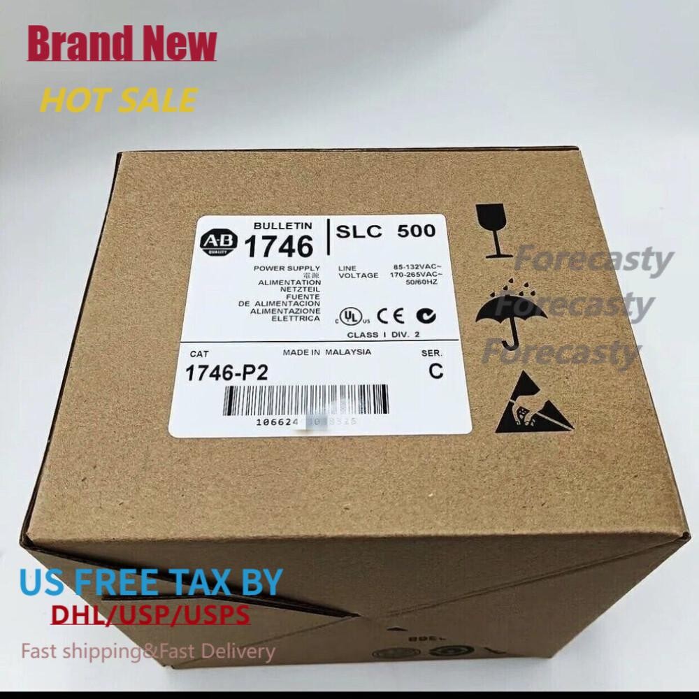 New Factory Sealed AB 1746-P2 Chassis Power Supply PLC 1746-P2 STOCK US Free Tax