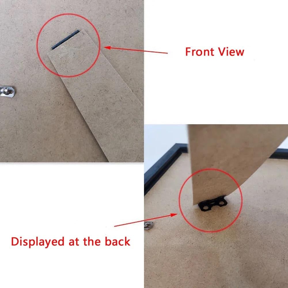 50 Pack Easel Hinge Picture Frame Back Stand Mounting Bracket Butterfly Hinges