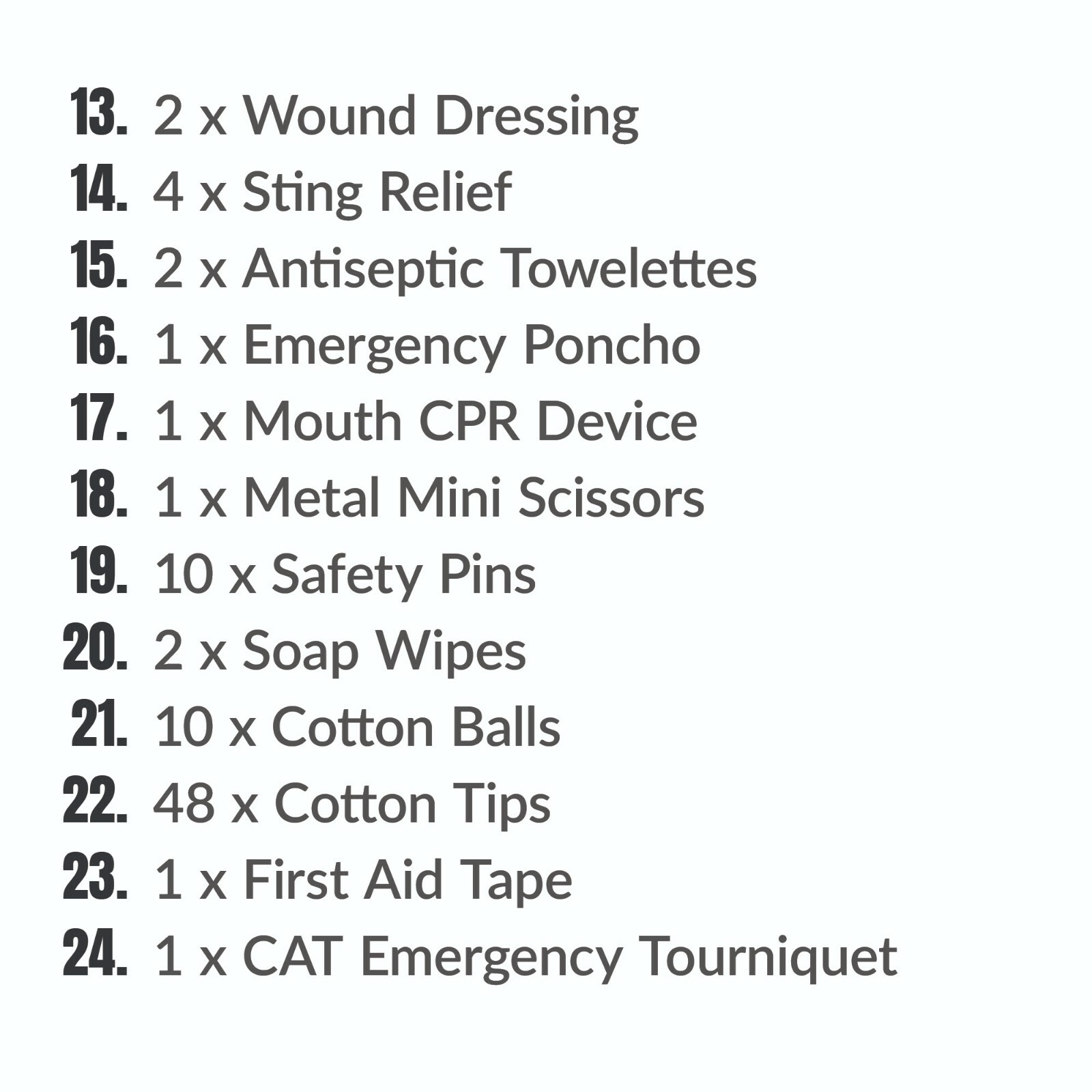 Premium 250 Piece Molle Survival & First Aid Kit