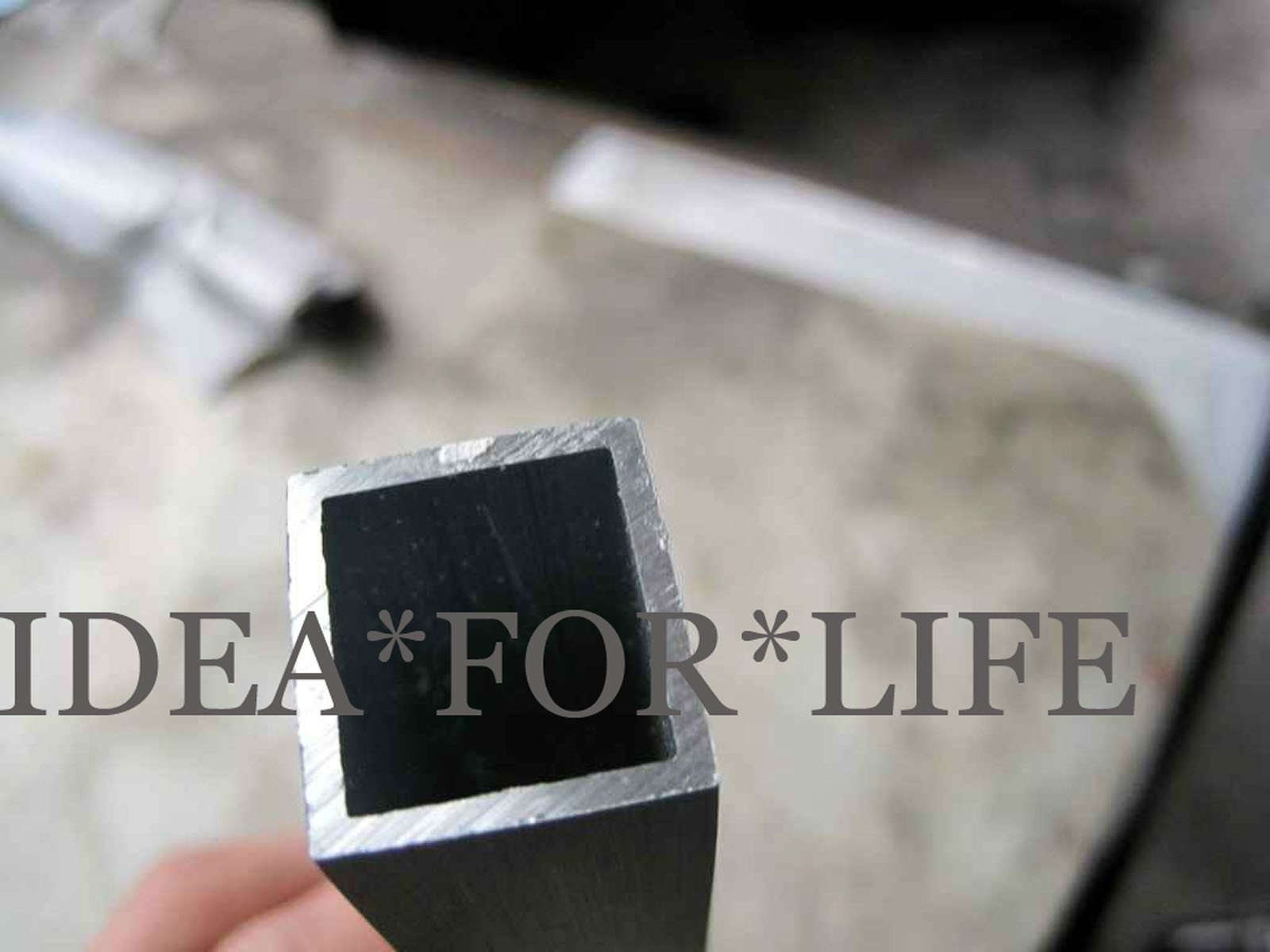 6061 T6 Aluminum Rectangular Tube 20mm x 30mm x 2.5mm Wall x 500mm long #VZS5