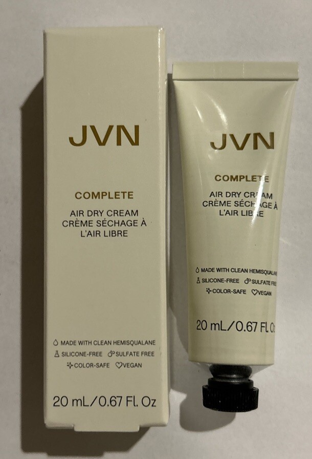 JVN Complete Air Dry Hair Cream Travel Size 20ml/0.67oz New In Box  BULK DEAL!