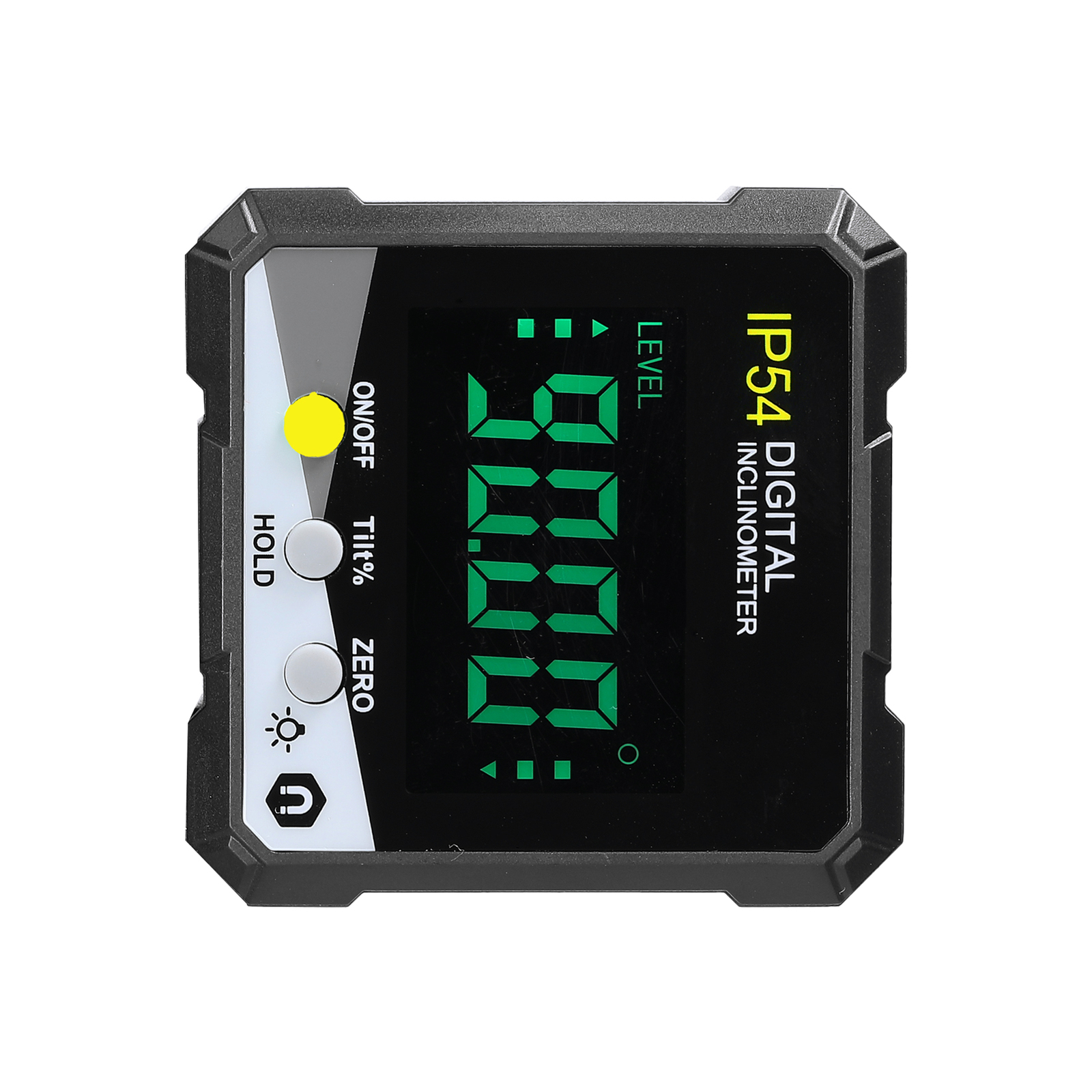 IP54 4*90° Portable Digital Inclinometer LCD Backlight Digital Protractor P8V4