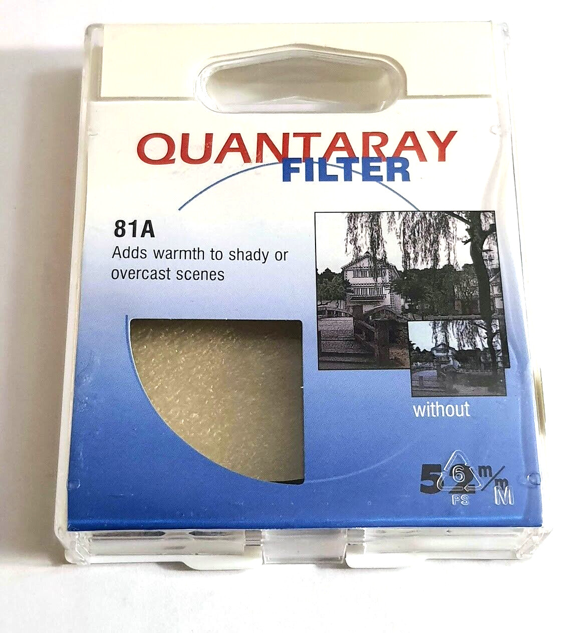 52mm Japan 81A 81-A Warming Lens Glass Filter Pleasant tone 52 mm Quantaray