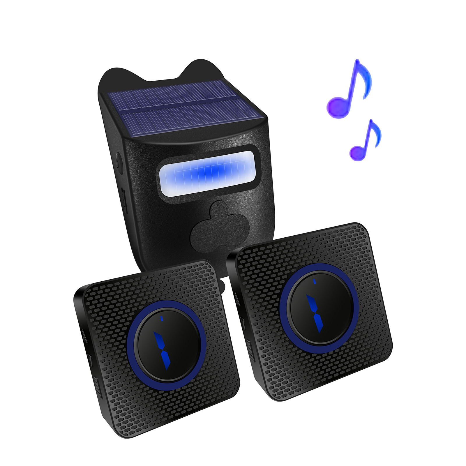 Solar Wireless Driveway Alarm Sensor Alert System Security Long Range IRDetector