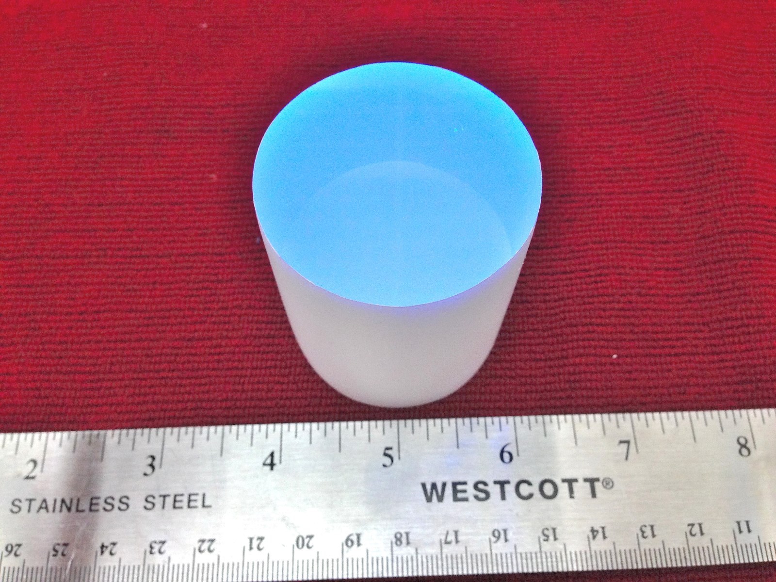 READY TO INSTALL 2-inch Diameter BC412 Plastic Scintillator for Gamma Detector