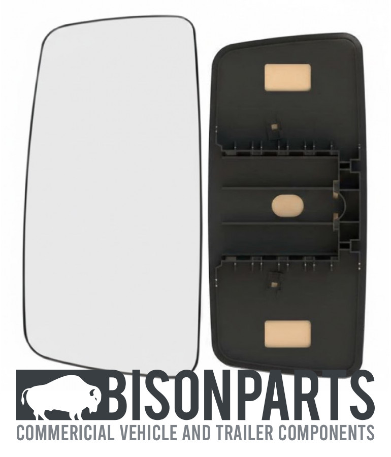 HEATED MAIN MIRROR GLASS REAR VIEW RH OR LH FITS VOLVO FH & FM II & III SERIES