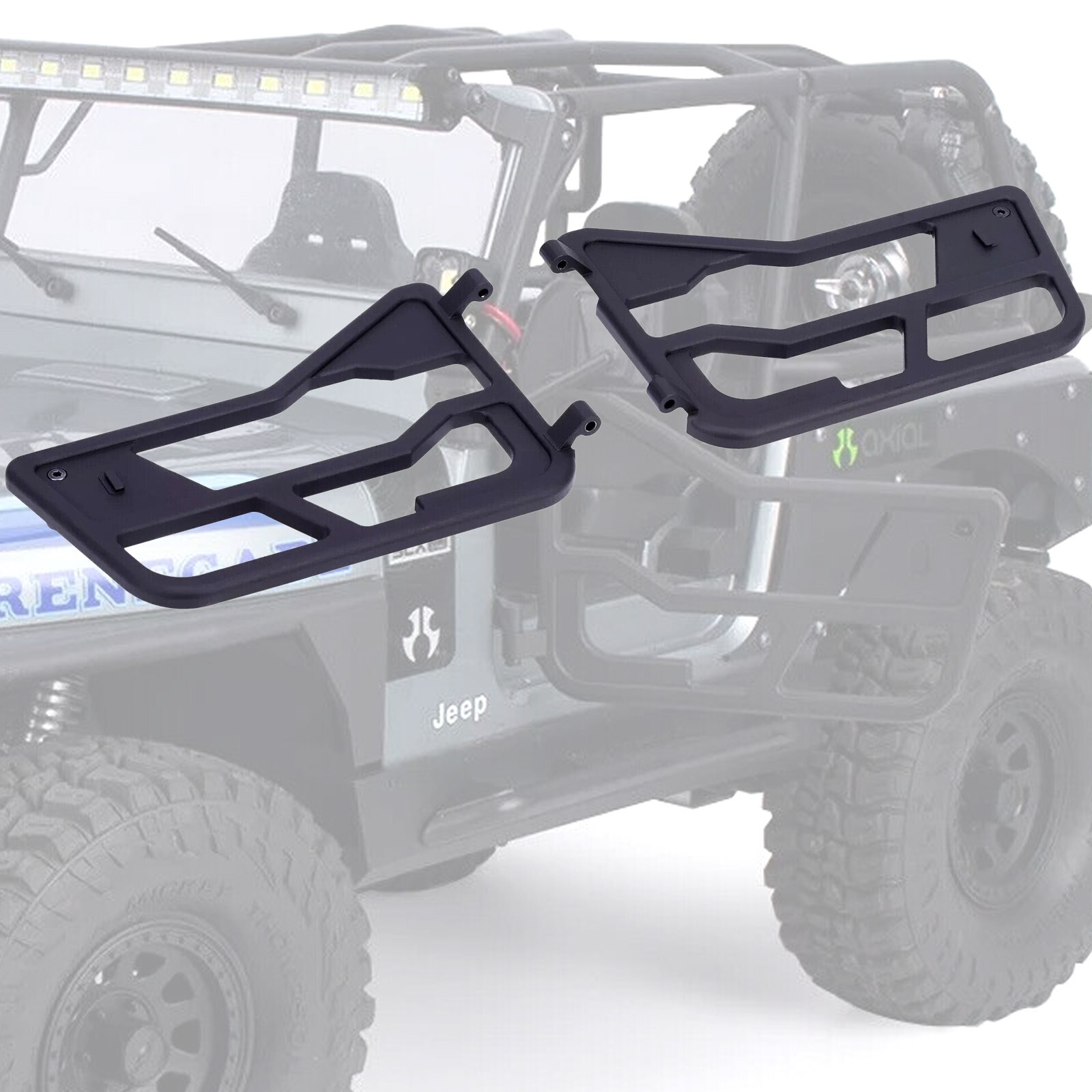 Aluminum Tube Door Simulate DIY Decoration For Axial SCX10 III CJ-7 (AXI03008)