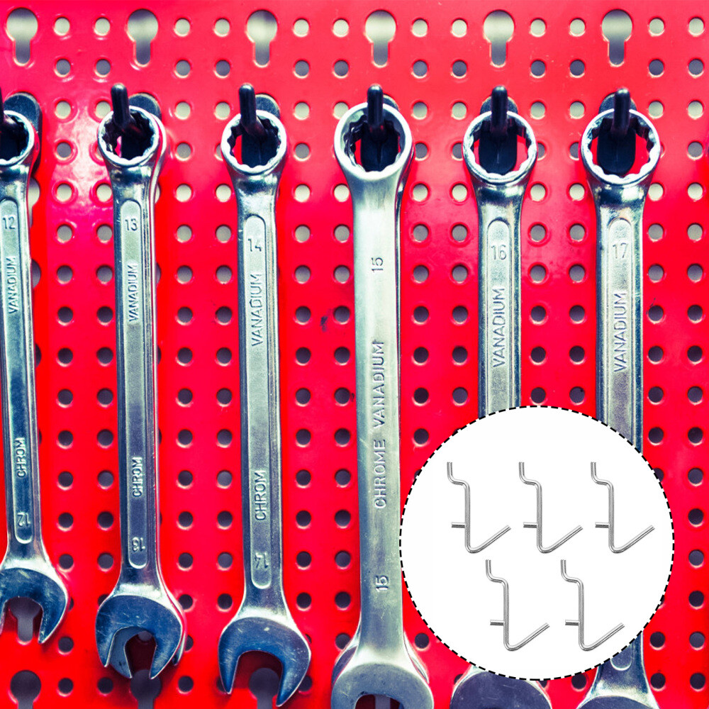 5 Pcs Hook Accessories Peg Board Accessory Kit Pegboard Wall Organizer Hooks