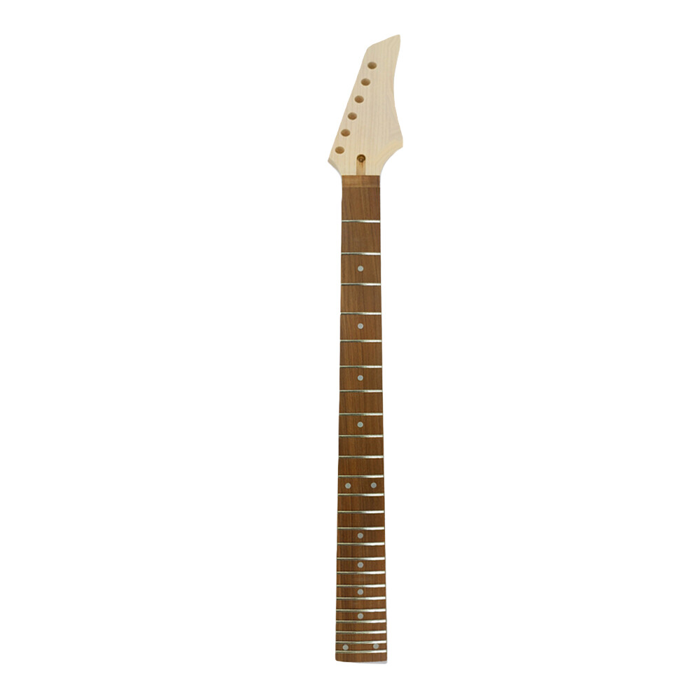 New 24 Fret 27 inch Electric Guitar Neck Maple Rosewood Fretboard Dot inlay