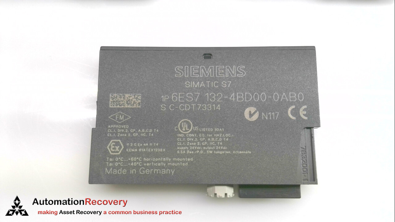 SIEMENS 6ES7 132-4BD00-0AB0 , DIGITAL OUTPUT MODULE, NEW* #304873