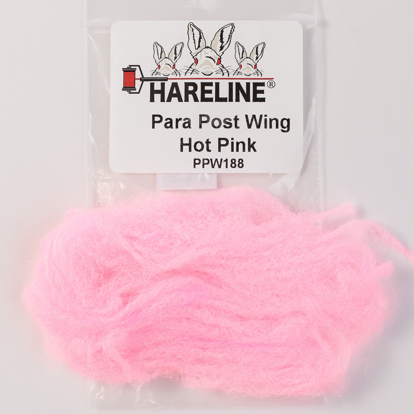 Hareline Para Post Wing - Hot Pink