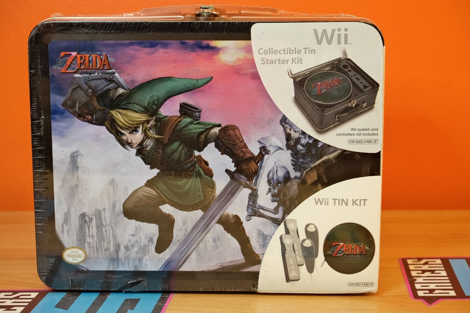 Legend of Zelda Twilight Princess Collectible Tin Starter Kit Nintendo Wii New