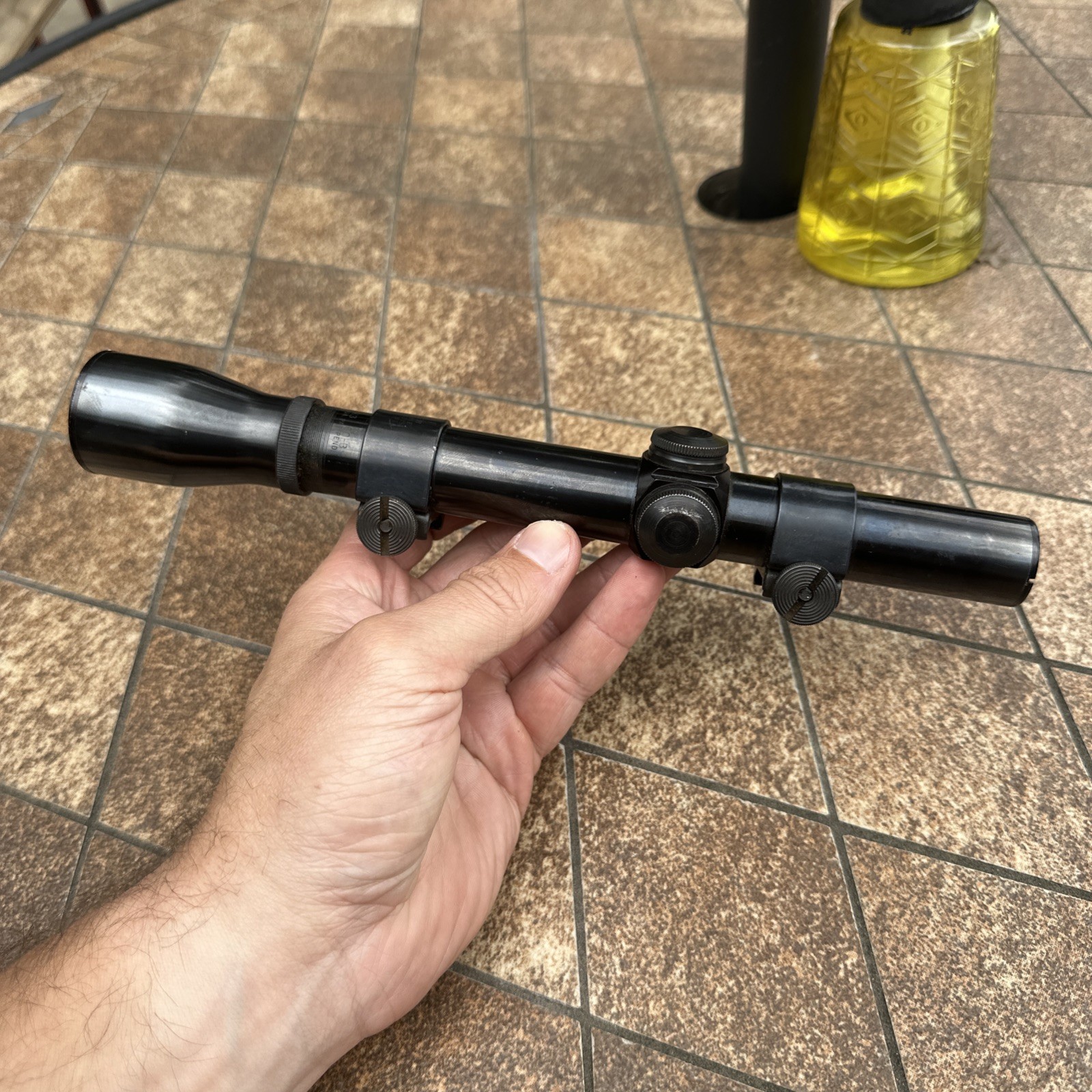 Weaver K3 60-B 3X Rifle Scope El Paso TX USA w/ Weaver Detachable Rings